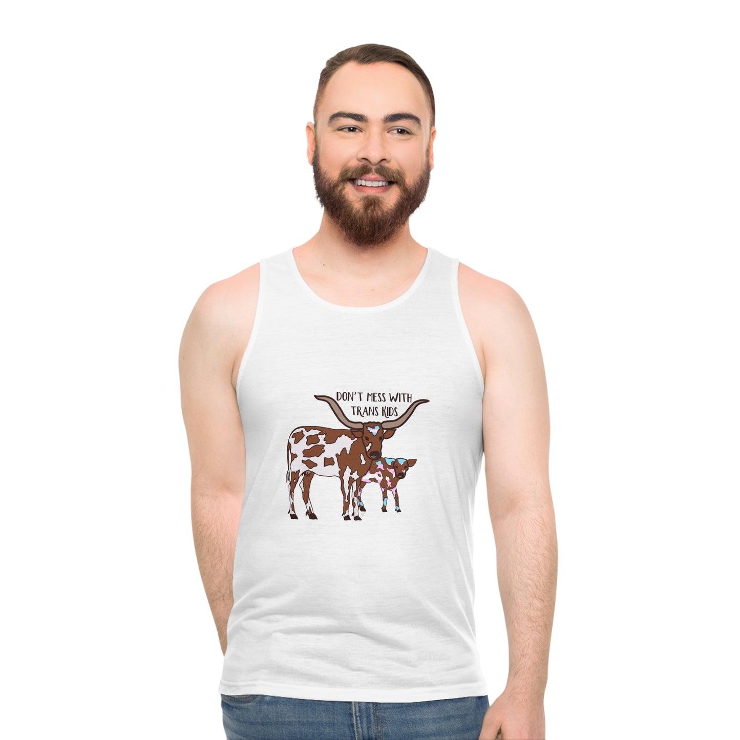 Don't Mess With Trans Kids - Unisex Tank Top