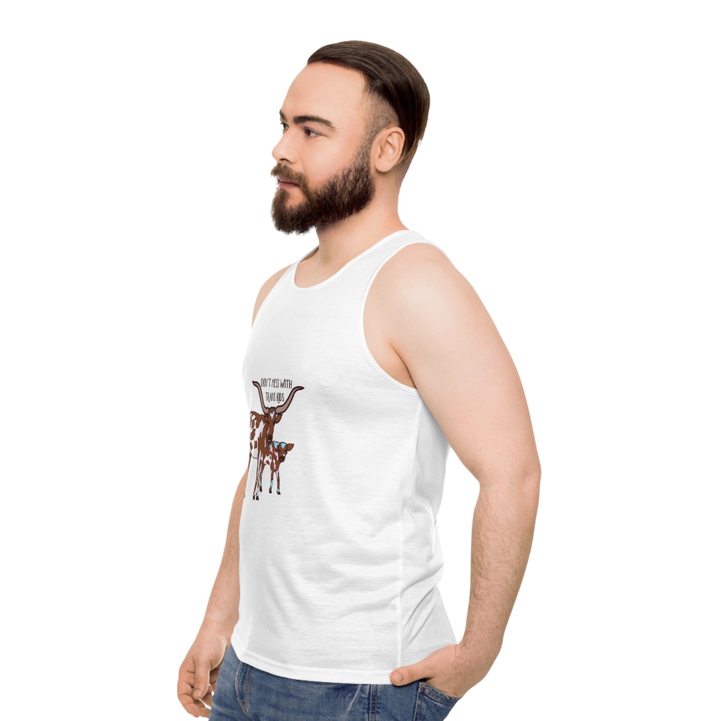 Don't Mess With Trans Kids - Unisex Tank Top