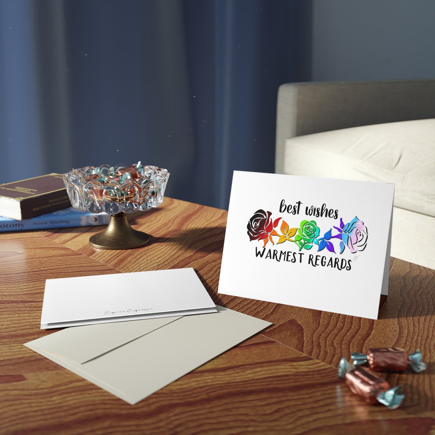 Best Wishes - Greeting cards (8 pack w/ envelopes)