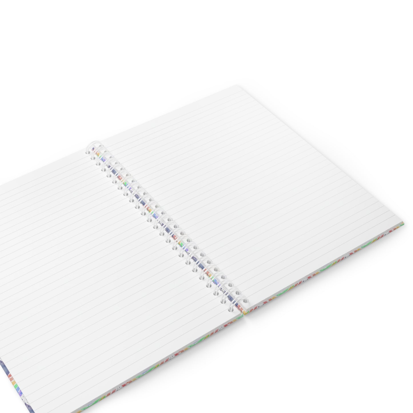 Rainbows Watercolor - Spiral Notebook