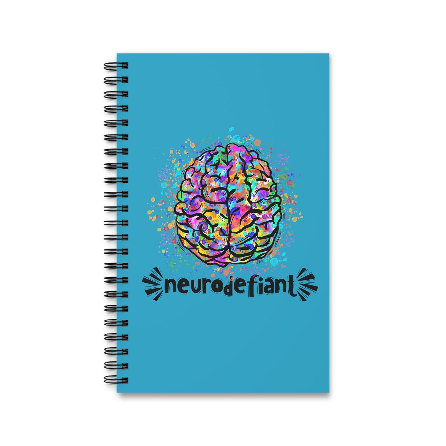 NeuroDefiant - Spiral Journal (Teal)