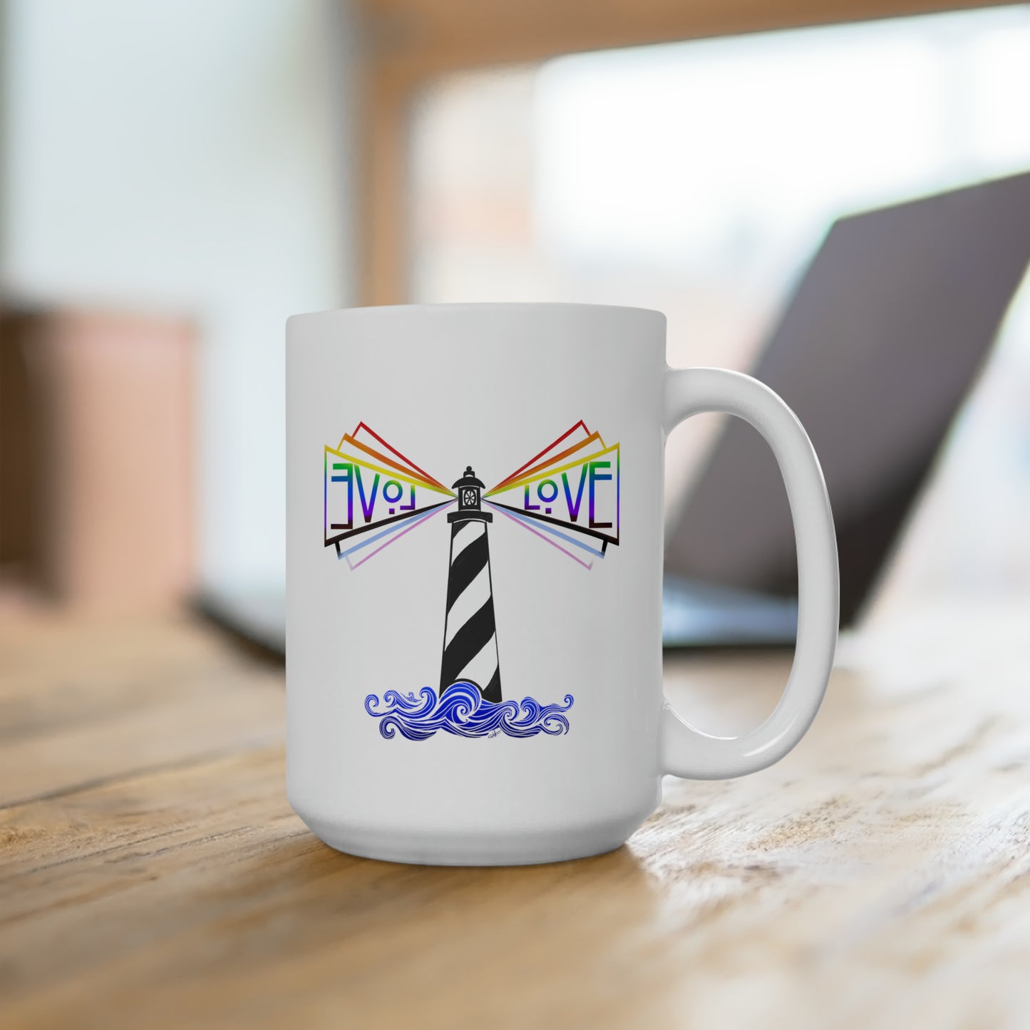 Be a Lighthouse - Ceramic Mug 15oz