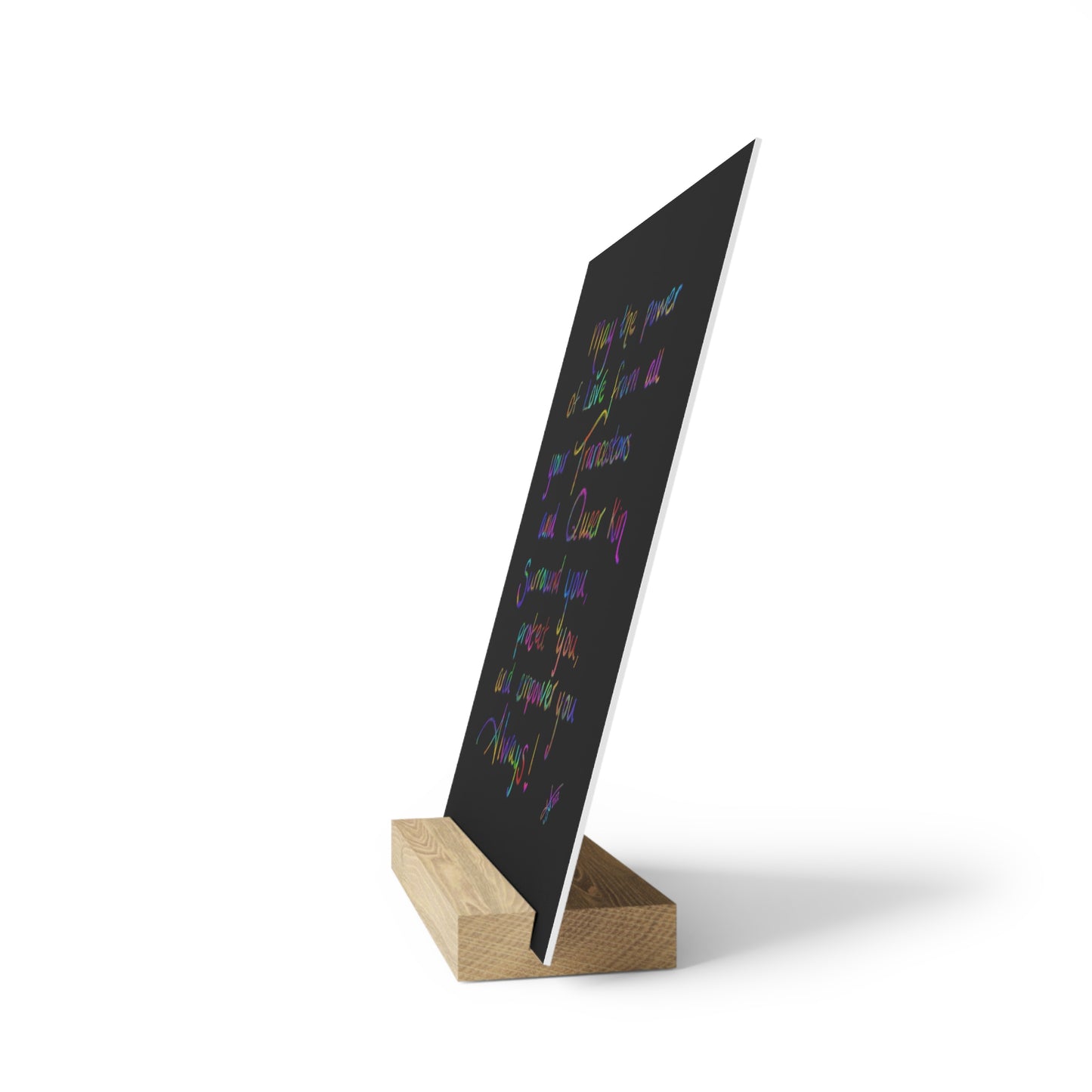 Pride Blessing - Gallery Board with Stand