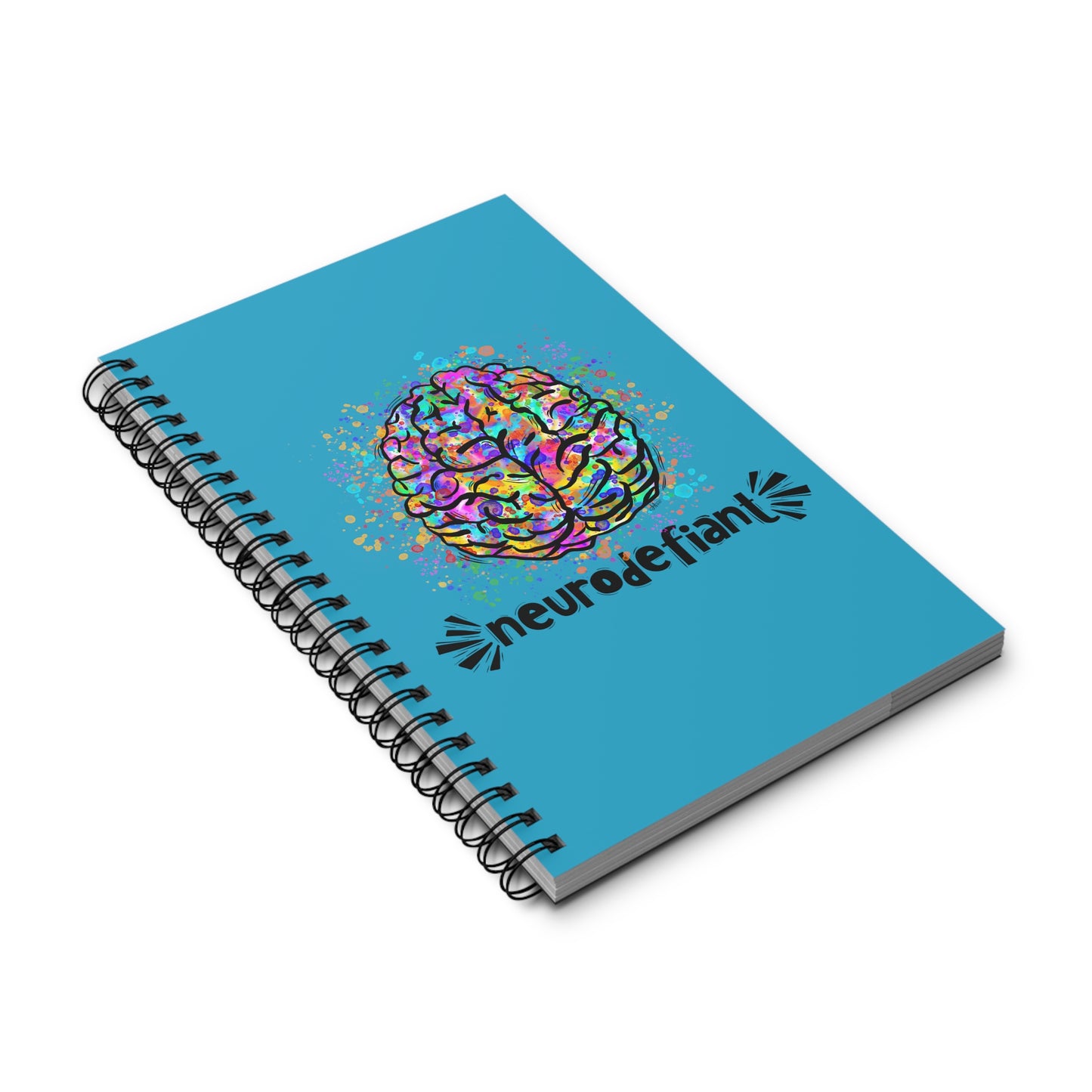NeuroDefiant - Spiral Journal (Teal)