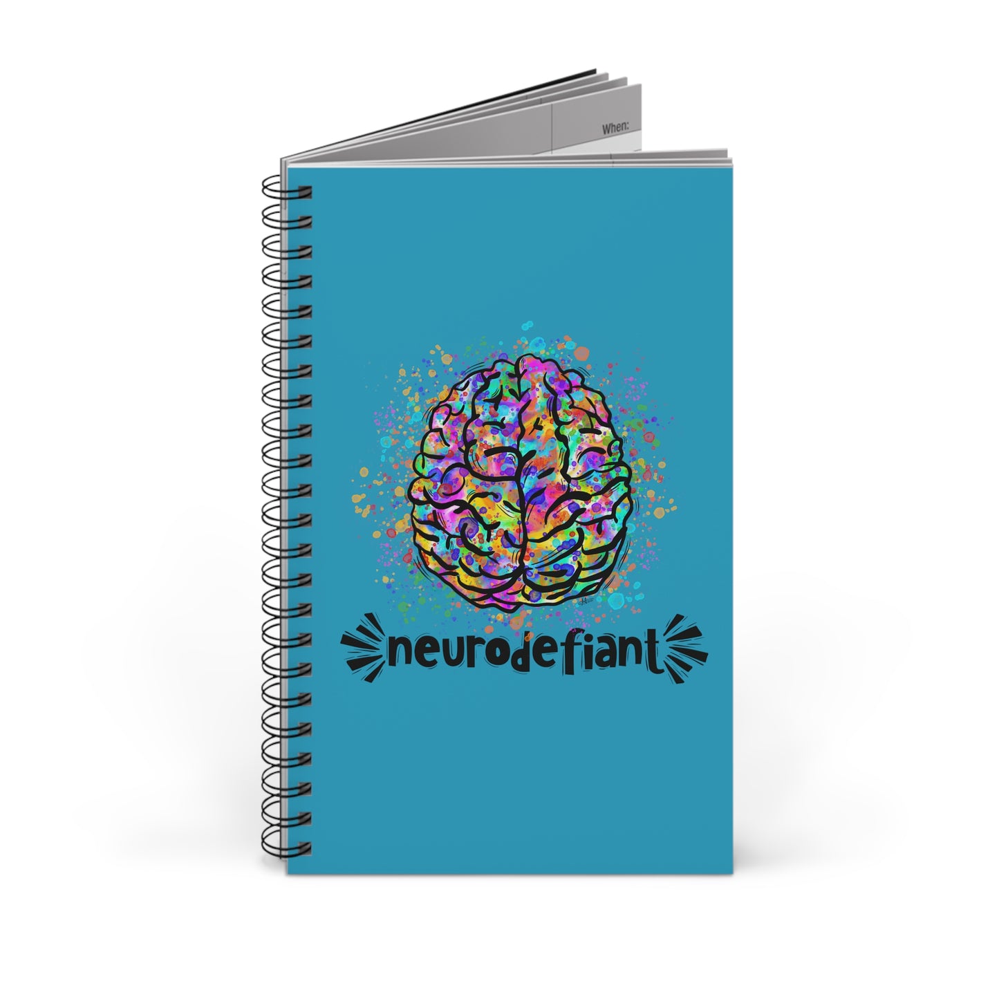 NeuroDefiant - Spiral Journal (Teal)