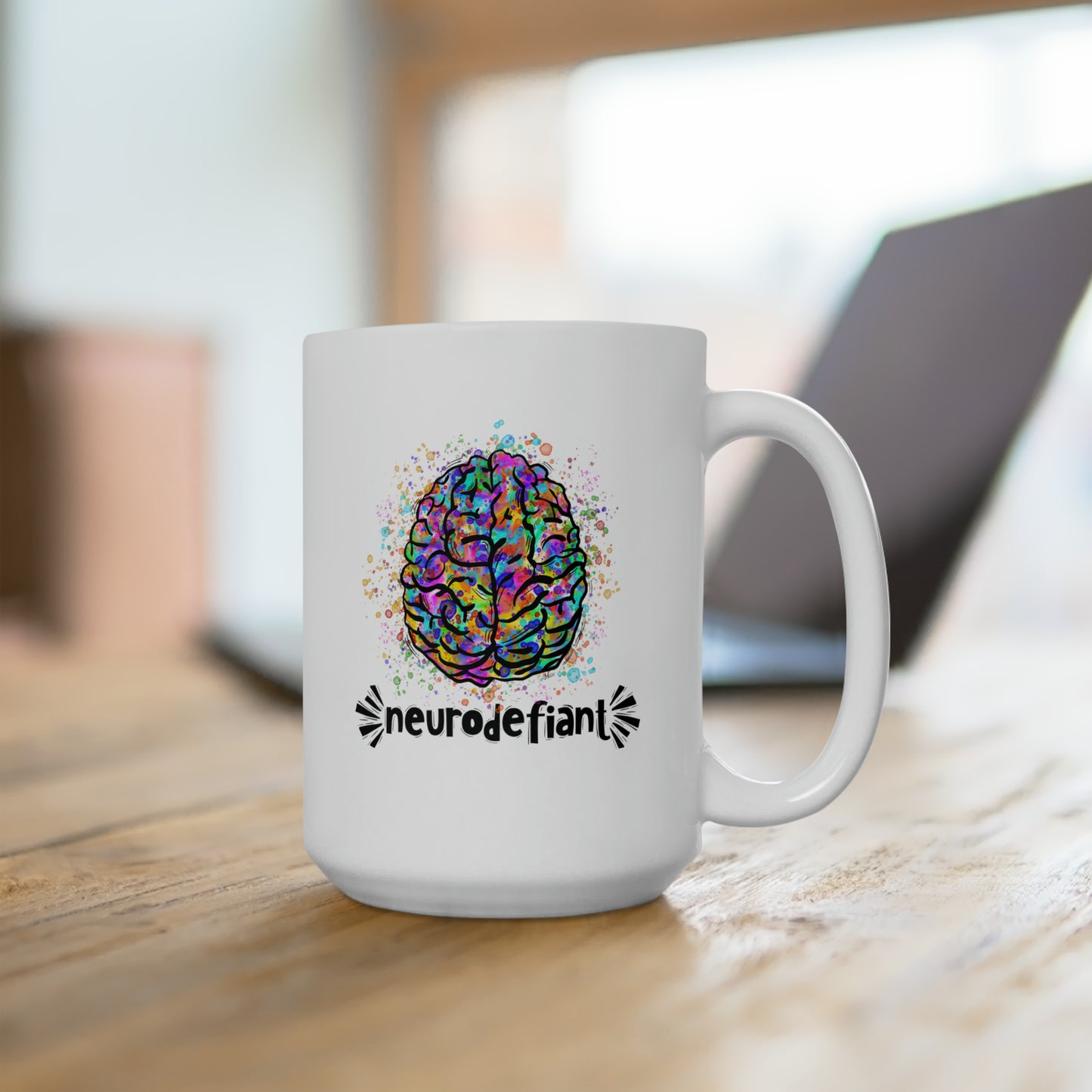 NEURODEFIANT - Ceramic Mug 15oz
