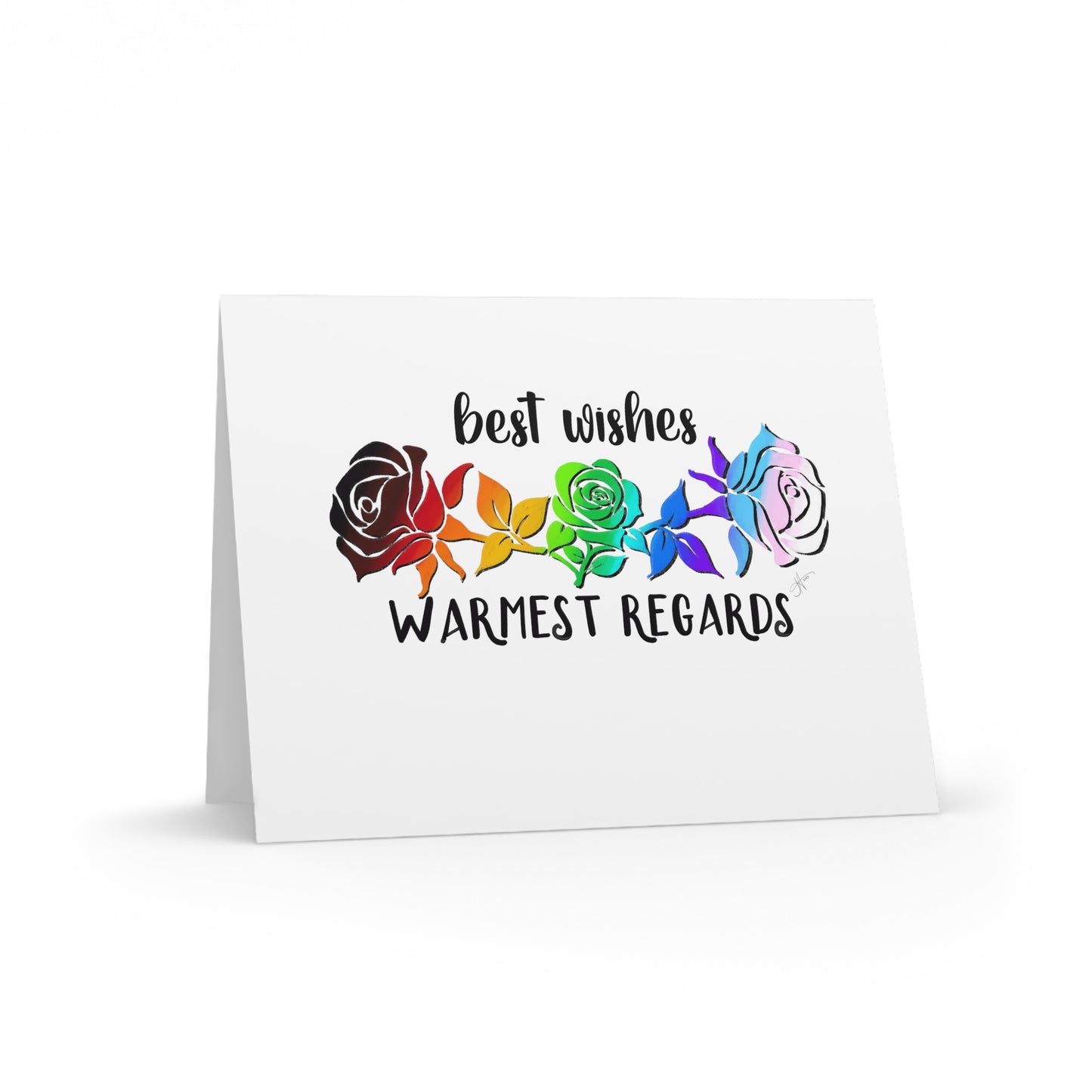 Best Wishes - Greeting cards (8 pack w/ envelopes)