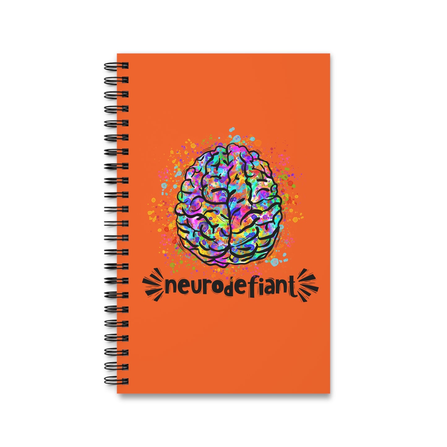 NeuroDefiant - Spiral Journal (Orange)