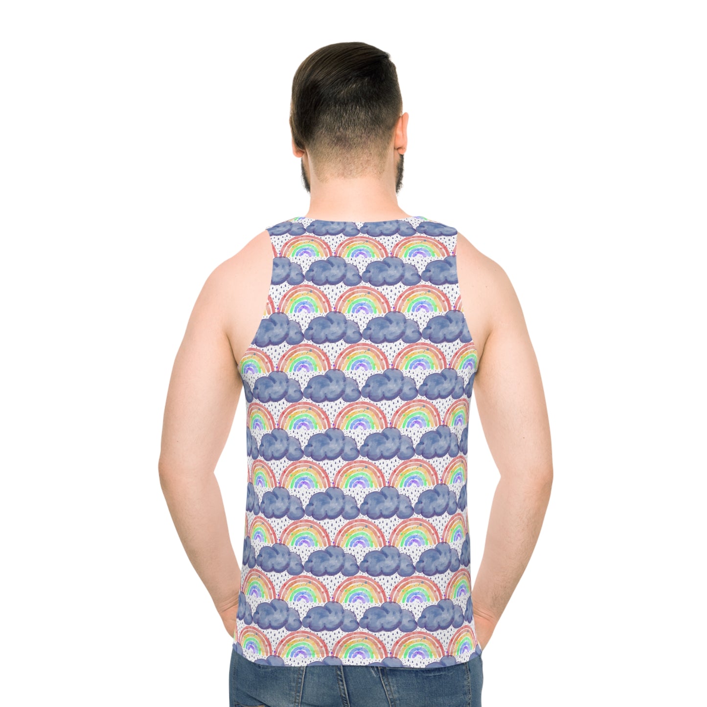 Watercolor Rainbows - Unisex Tank Top