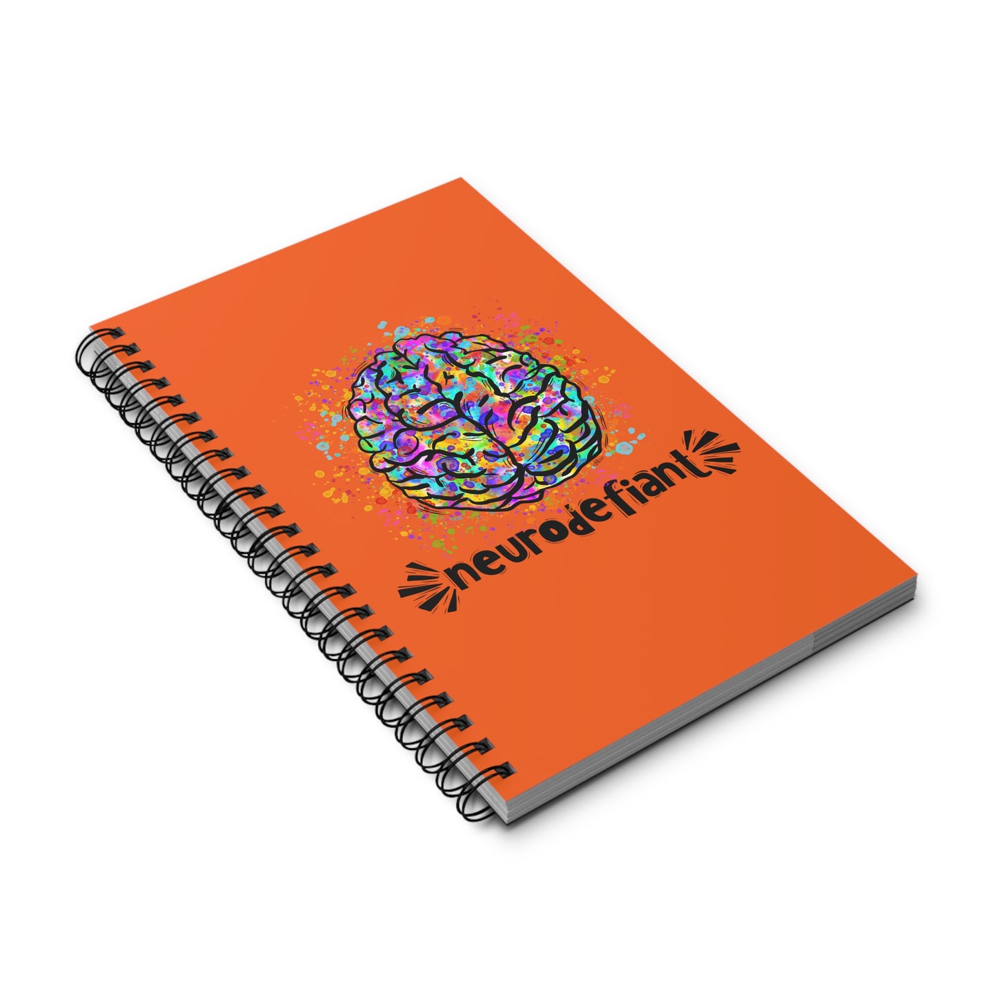 NeuroDefiant - Spiral Journal (Orange)