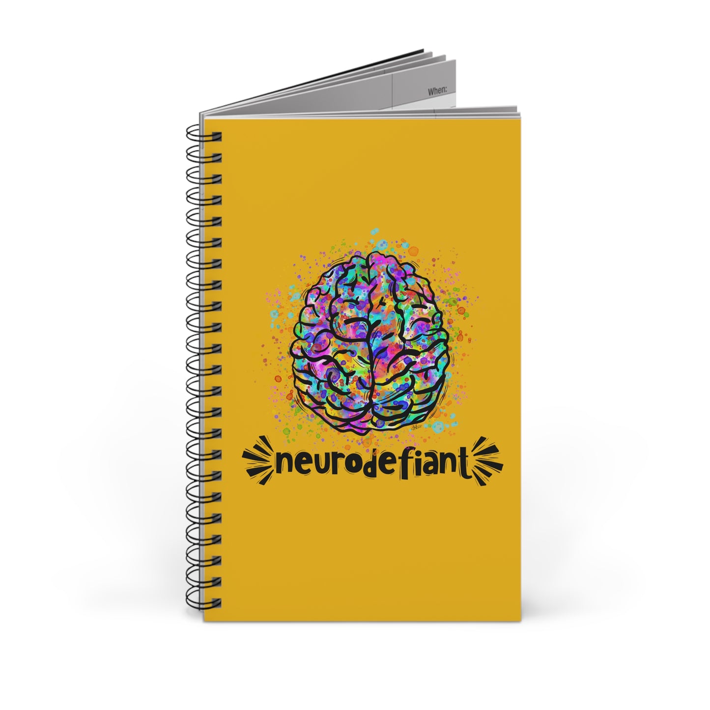 NeuroDefiant - Spiral Journal (Gold)